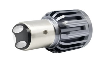 ŻARÓWKA LED SKUTER MOTOCYKL QUAD 12V BA20D S2 H6 LEDOWA SOCZEWKA 1:1