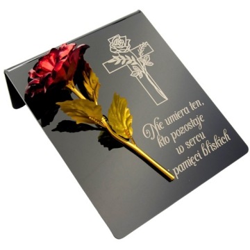 Подставка для кладбища, ГРАВИРОВКА ГРАНИКА, украшение могилы, ВЕЧНАЯ РОЗА