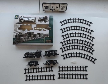 ELEKTRYCZNA KOLEJKA CIUCHCIA RETRO POCIĄGU ELEKTRYCZNEGO ZESTAW