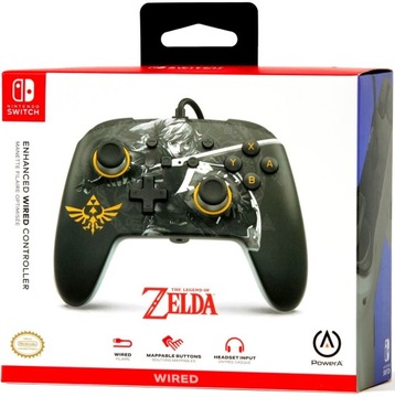 Кабель PowerA SWITCH Pad Ссылка на готовность к бою Zelda