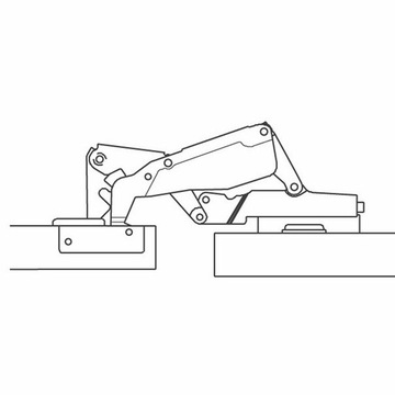 Направляющая FGV на угловой петле 175°