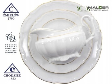 B014 GOLD LINE Блюдо для соуса МАРИЯ ТЕРЕЗА ФАРФОР