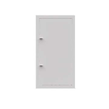 DRZWICZKI REWIZYJNE METALOWE BIAŁE 60X120 POKRĘTŁO