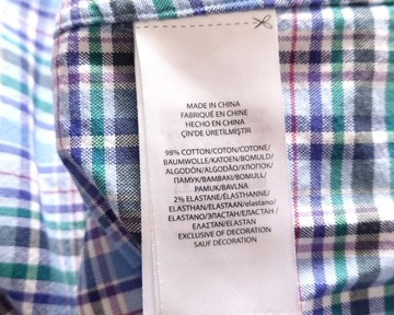 RALPH LAUREN Oxford Stretch Slim Fit Button Down MĘSKA KOSZULA S