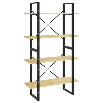 REGAŁ NA KSIĄŻKI BIBLIOTECZKA PÓŁKA 80x30x140, drewno sosnowe