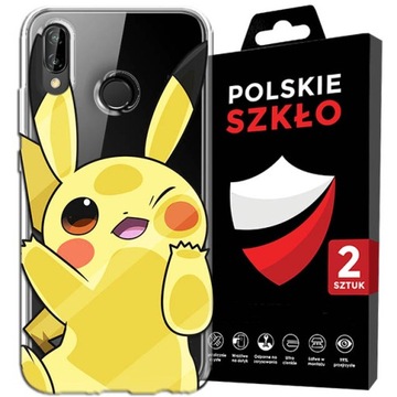 PIĘKNE ETUI DO HUAWEI P20 LITE WZORY + SZKŁO