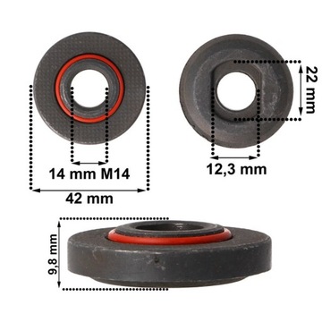 Гайковая шайба болгарки М14 для BOSCH CELMA PARKSIDE EINHELL M14
