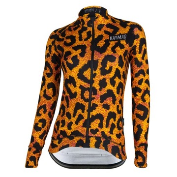 KAYMAQ DESIGN W30 bluza rowerowa damska PANTERKA S