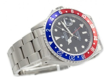 ROLEX OYSTER PERPETUAL DATE GMT-MASTER PEPSI STAL 40MM AUTOMAT REF. 16700