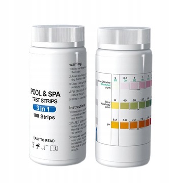 Pool Test Strips 100 Pcs Spa Hot Tub Swimming Pool