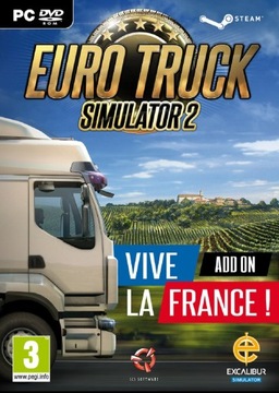 Euro Truck Simulator 2 Vive la France DLC Steam Kod Klucz