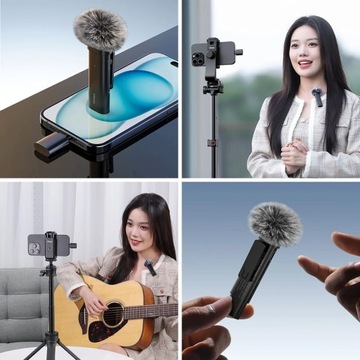 МИНИ-МИКРОФОН ULANZI WM-10 USB-C ДЛЯ СМАРТФОНА IPHONE 15