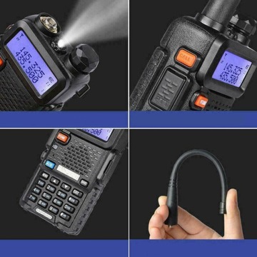 2 шт. Baofeng UV-5R OEM HTQ ЖЕСТКИЙ РАДИОТЕЛЕФОН РАЦИЯ СКАНЕР