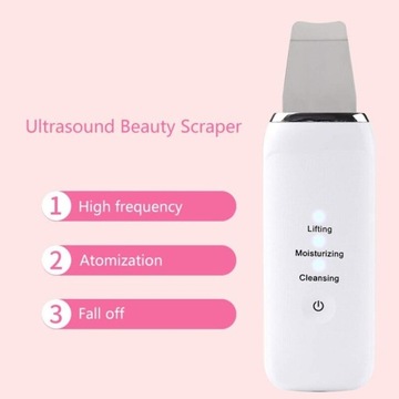 Ультразвуковой скраб для кожи лица, шпатель для лица, прыщи