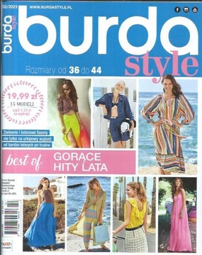 Burda Style 2/2023 best of GORĄCE HITY LATA