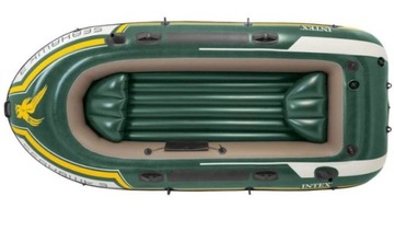 Понтон Seahawk 3-местный Intex 68380, весла + насос