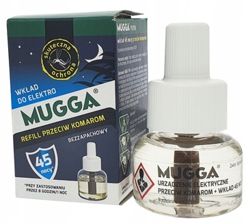 MUGGA Wkład - Płyn na komary 45 nocy 35ml