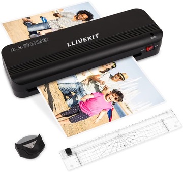 LLIVEKIT LAMINATOR A4 ZESTAW PRZECINAK 20 FOLII
