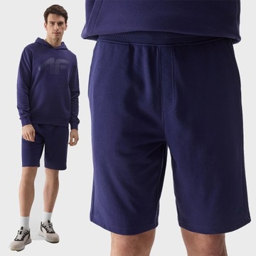 KRÓTKIE SPODENKI MĘSKIE 4F BAWEŁNIANE SPORTOWE SS24