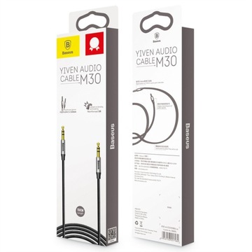 АУДИОКАБЕЛЬ BASEUS YIVEN STRONG МИНИ-ДЖЕК JACK-JACK 3,5 ММ AUX РАЗЪЕМ 100 СМ 1 М