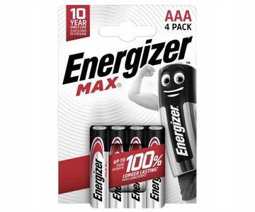 Bateria alkaliczna LR03 ENERGIZER MAX B4 1,5V
