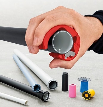 Резак для пластиковых труб и гильз 20-50 мм KNIPEX 90 22 10 BK