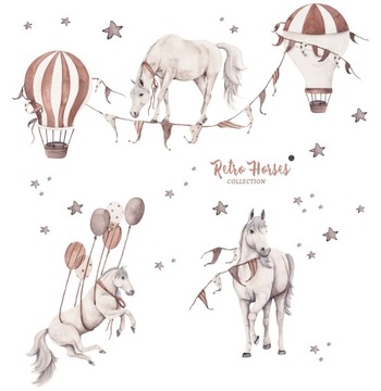 Retro Horses collection DK020 Wzór 2M