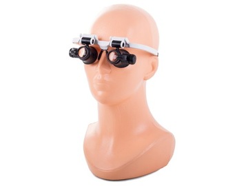 ПРОФЕССИОНАЛЬНЫЕ РЕМОНТНЫЕ ОЧКИ С ПОДСВЕТКОЙ 2 светодиода 8х 23х