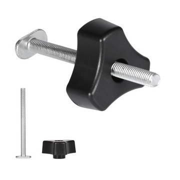 Набор быстродействующих металлических струбцин для деревообрабатывающего инструмента с Т-образным пазом.