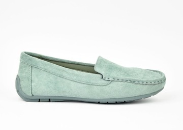 ЗАМШЕВЫЕ МОКАСИНЫ МЯТЫ, ПРОФИЛИРОВАННАЯ Стелька 36