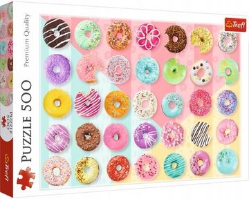 Puzzle Trefl 500 elementów Puzzle Donaty 500 37334