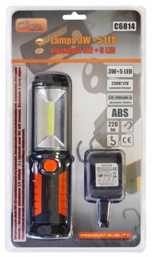 ЛАМПА ДЛЯ МАСТЕРСКОЙ, АККУМУЛЯТОРНЫЙ ФАКЕЛ. РИХМАН C6814