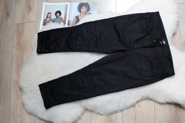 SPODNIE DAMSKIE RYBACZKI CZARNE STRECZ 38 M *H&M