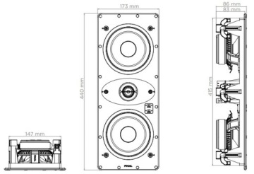 Настенный громкоговоритель Focal 100 IW 5 LCR 100IW5LCR