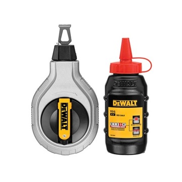 DEWALT SZNUR TRASERSKI 6-1 30M SZNUREK Z CZERWONĄ KREDĄ DWHT47408-0