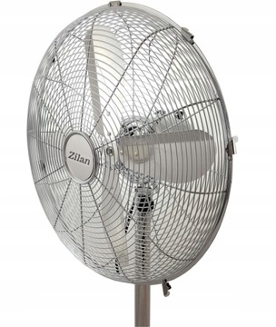 WENTYLATOR PODŁOGOWY STAL CHROM 50W, 40CM