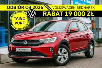 Volkswagen Taigo 2026 Volkswagen Taigo Nowa wersja Pure! 1.0 TSI 116 KM