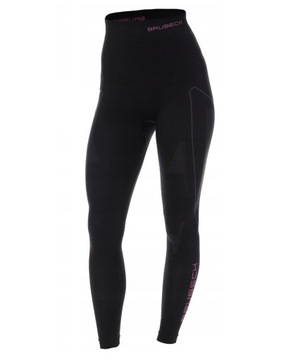 BRUBECK DAMSKA ODZIEŻ NARCIARSKA TERMOAKTYWNE GETRY LEGGINSY DO -20°C -L