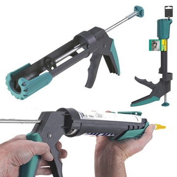 MECHANICZNY WYCISKACZ PISTOLET DO SILIKONU AKRYLU MG200 WOLFCRAFT 4352000