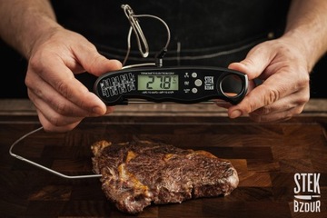 Цифровой кухонный термометр для мясных стейков, пищевых продуктов STEK BZDUR, ЖК-зонд