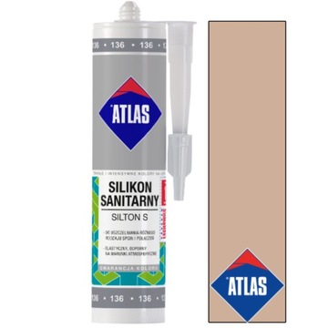 ATLAS SILIKON SILTON SANITARNY CAPPUCCINO 206 280ml