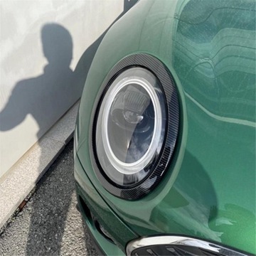 KRYT SVĚTLOMET DO MINI F54 2022 ABS MATERIÁL 2 KUSY ČERNÁ