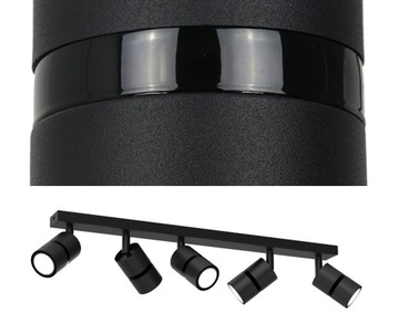 LAMPA REGULOWANA PLAFON EYE SPOT 6611 5xGU10 75cm