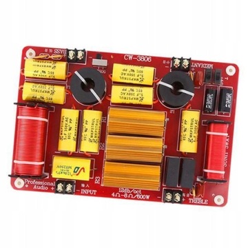 2x3-drożna zwrotnica głośnikowa 600W 3