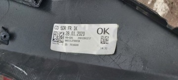 KIA X-CEED CEED III 18-21 ROK NÁRAZNÍK PŘEDNÍ + ZNAKY 86511-J7000