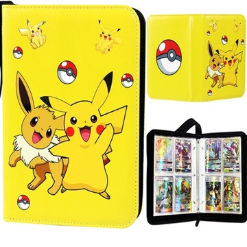 Чехол для альбома, большой подарок для детей, карты с покемонами, папка-переплет на 400 карт