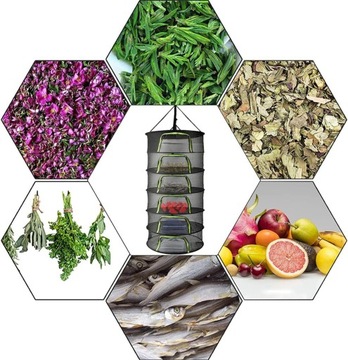 6-СЛОЙНАЯ СКЛАДНАЯ ПОДВЕСНАЯ СУШИЛЬНАЯ СЕТКА НА МОЛНИЯХ