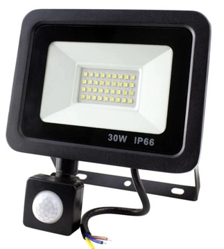 HALOGEN LAMPA NAŚWIETLACZ LED 30W Z CZUJNIK RUCHU