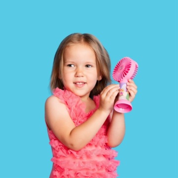 PIN WHEEL FAN Розовый Щенячий Патруль Скай