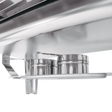 Podgrzewacz stołowy do potraw GN 1/1 pokrywa Roll-Top z wizjerem 9L Mega-M